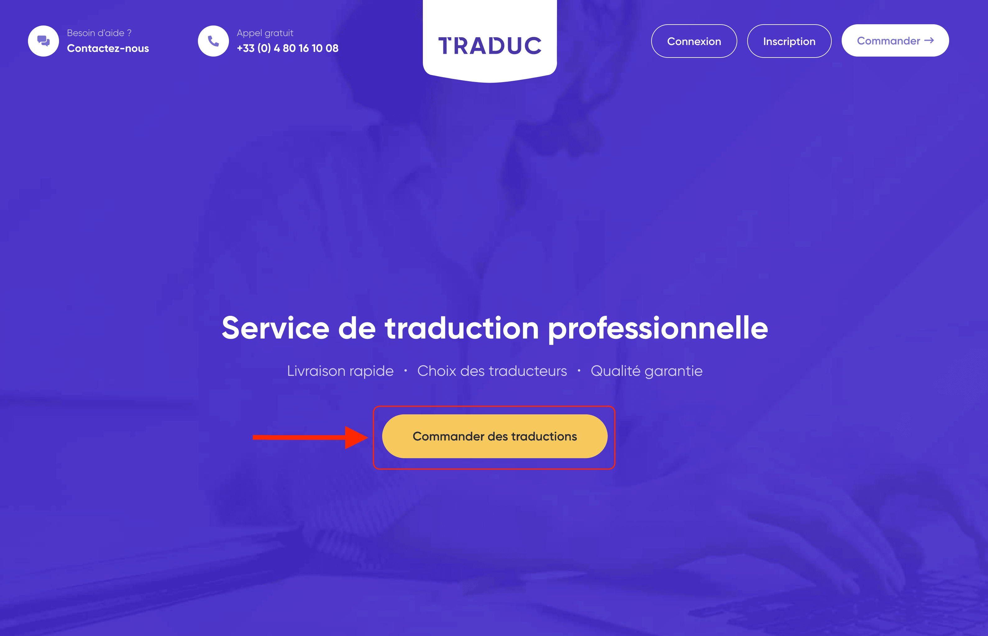 Commander des traductions